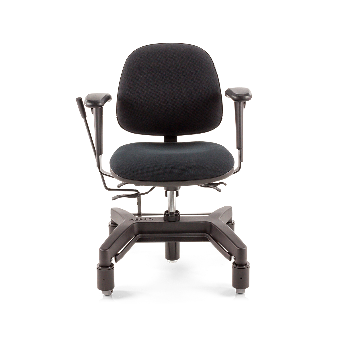 Mobility Work Chair 2300 Trevira D09 Black (3)