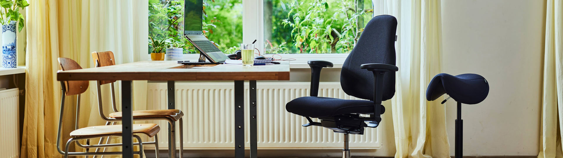 A healthy sitting posture