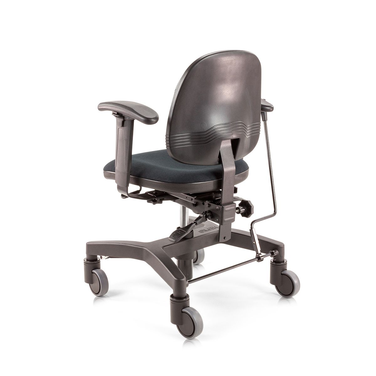 Mobility Work Chair 2300 Trevira D09 Black (4)